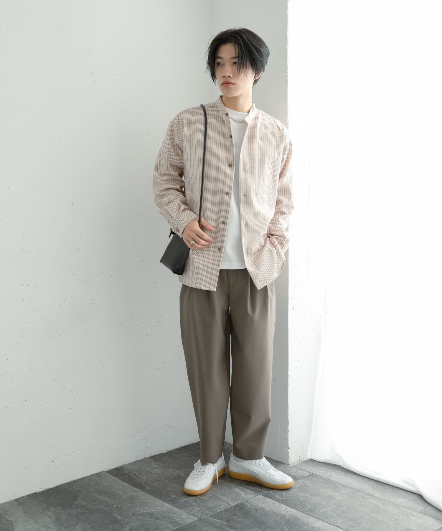 SENSE OF PLACE by URBAN RESEARCH「『イージーケア』ダブルタックテーパードパンツ」|その他|