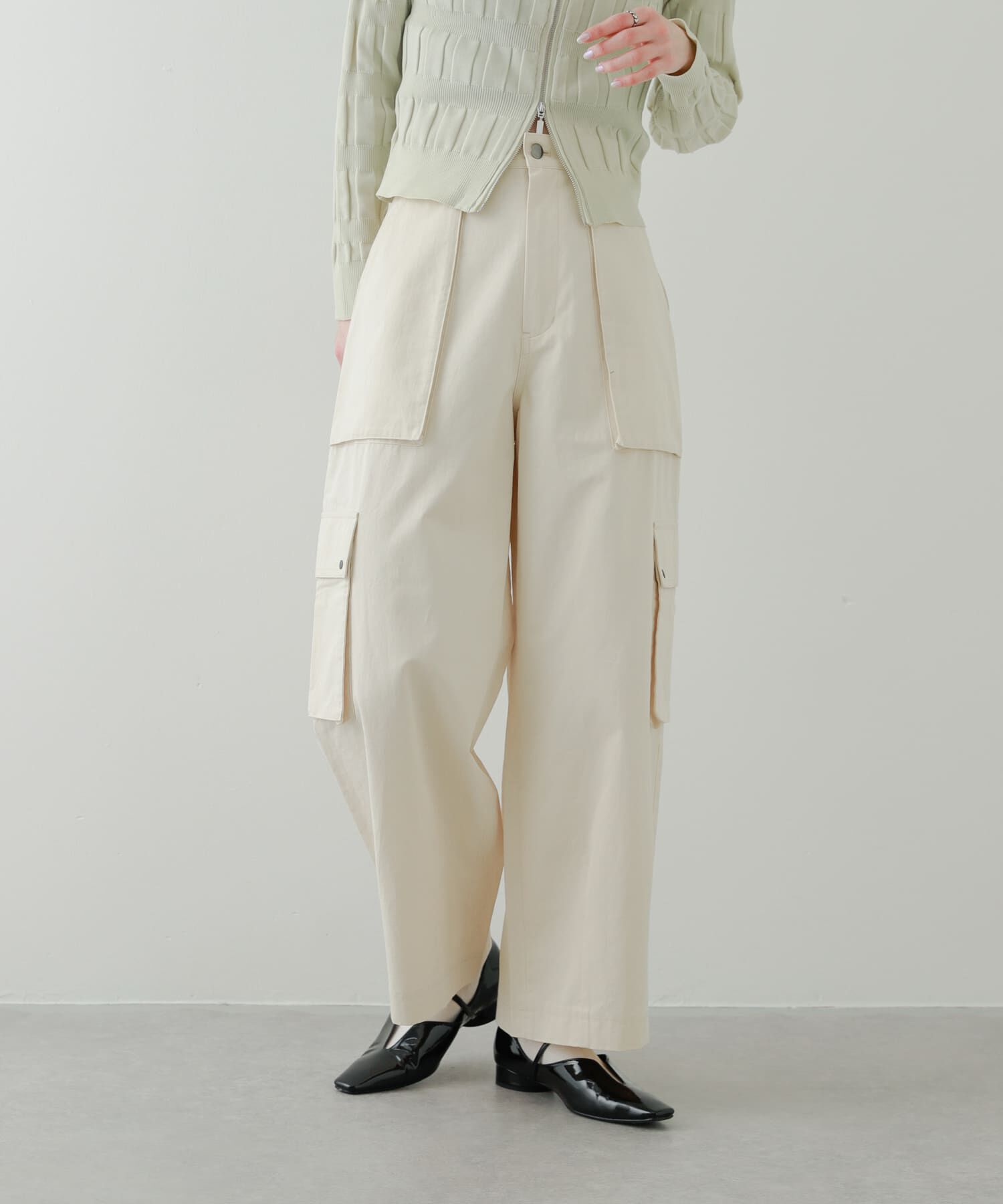 SENSE OF PLACE by URBAN RESEARCH「コクーンカーゴパンツ」|その他|アイボリー