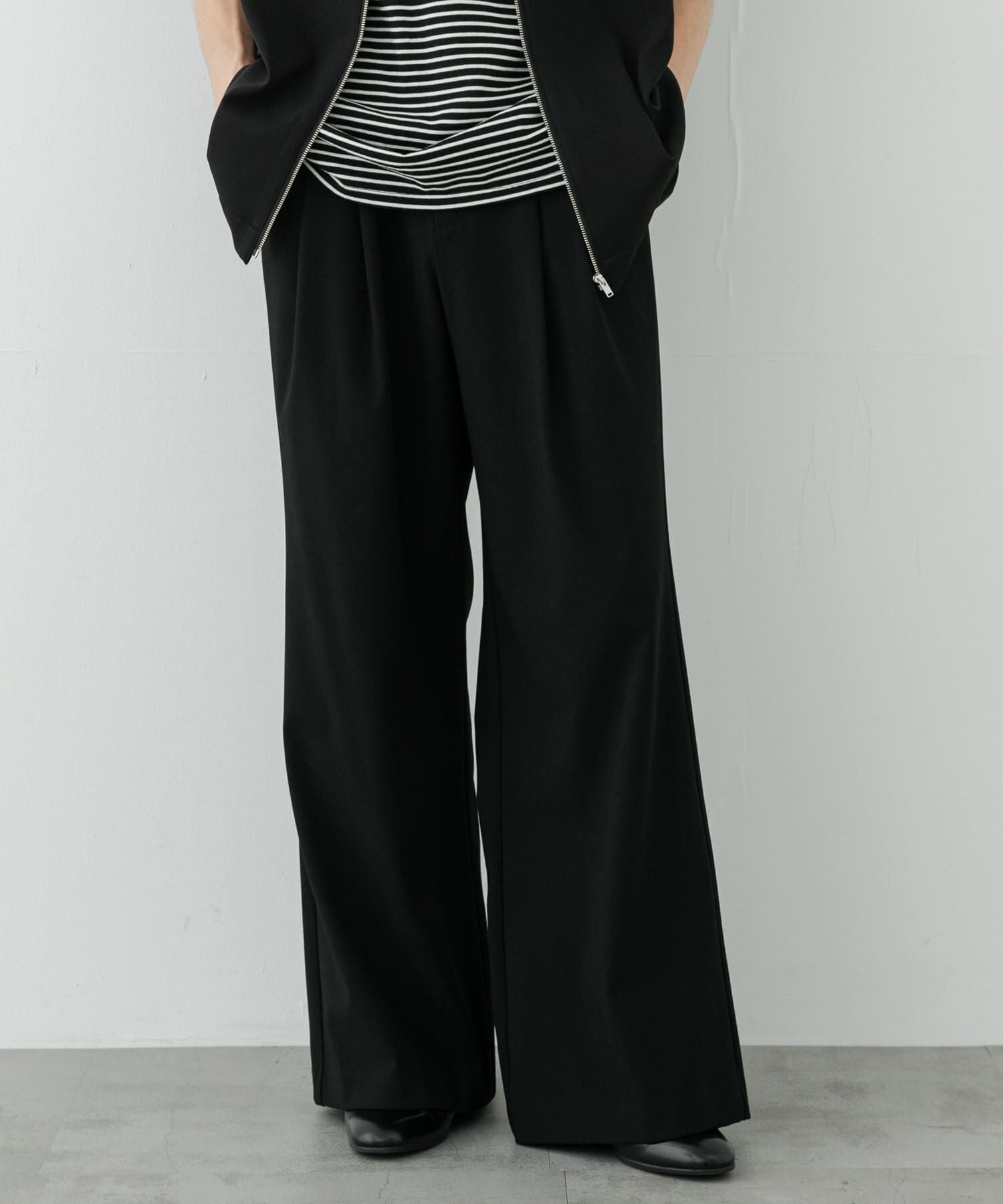 SENSE OF PLACE by URBAN RESEARCH「2タックフレアワイドスラックス」|その他|