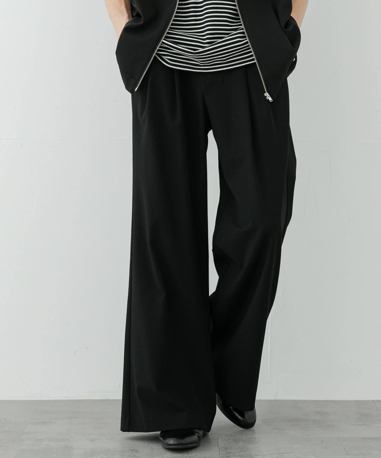 SENSE OF PLACE by URBAN RESEARCH「2タックフレアワイドスラックス」|その他|