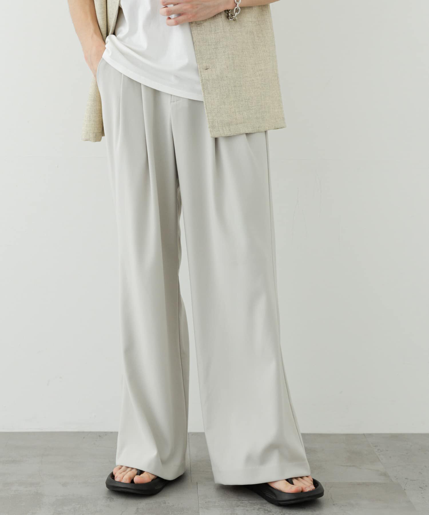 SENSE OF PLACE by URBAN RESEARCH「2タックフレアワイドスラックス」|その他|