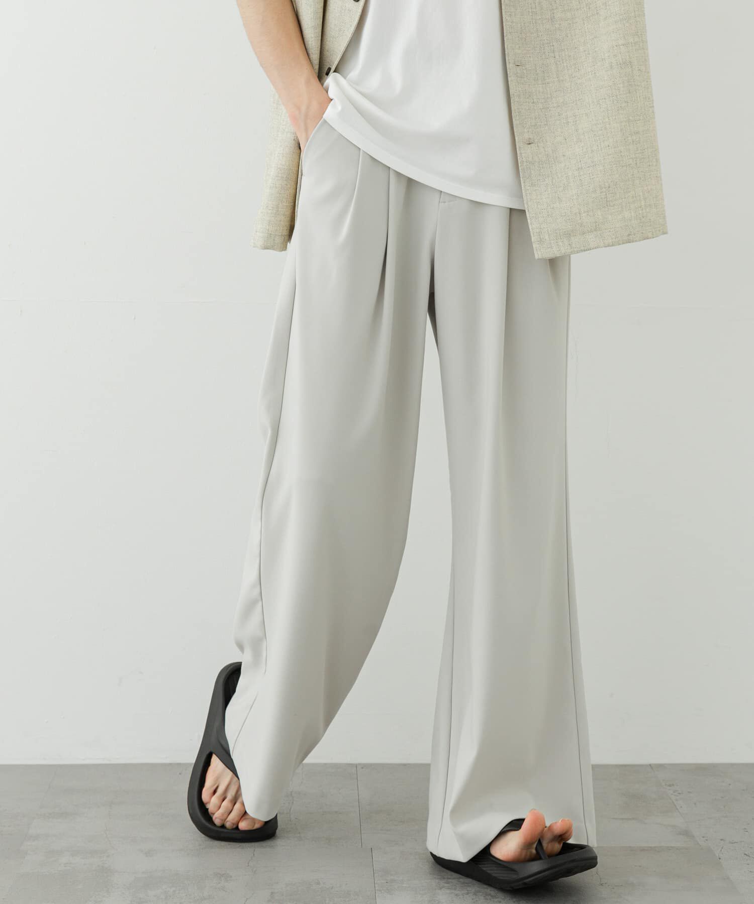 SENSE OF PLACE by URBAN RESEARCH「2タックフレアワイドスラックス」|その他|