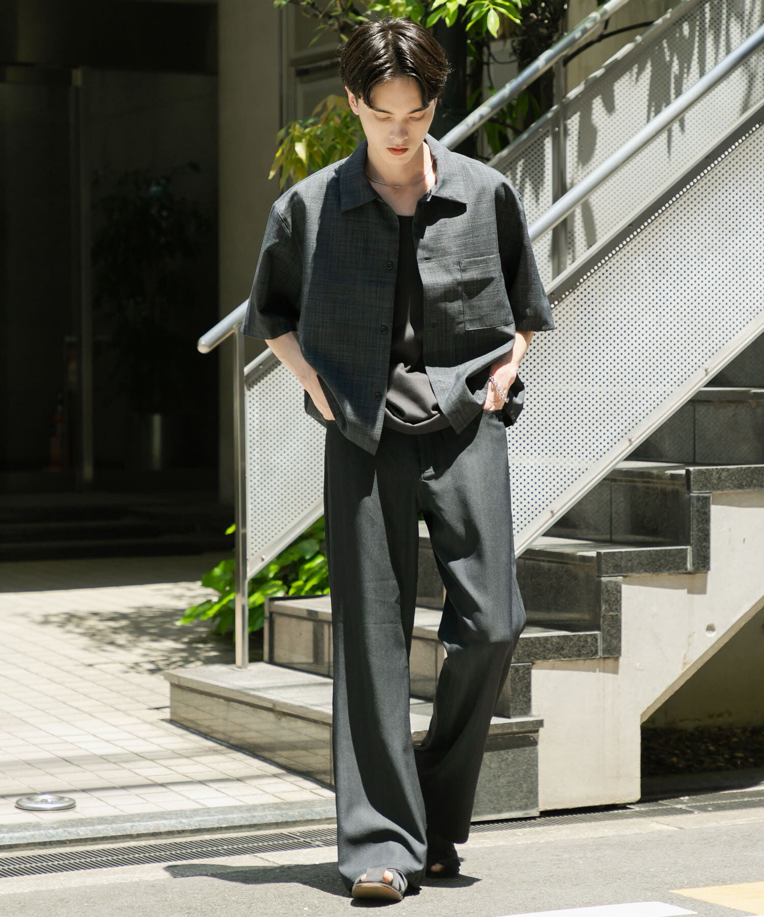 SENSE OF PLACE by URBAN RESEARCH「シャドースラブフレアパンツ」|その他|