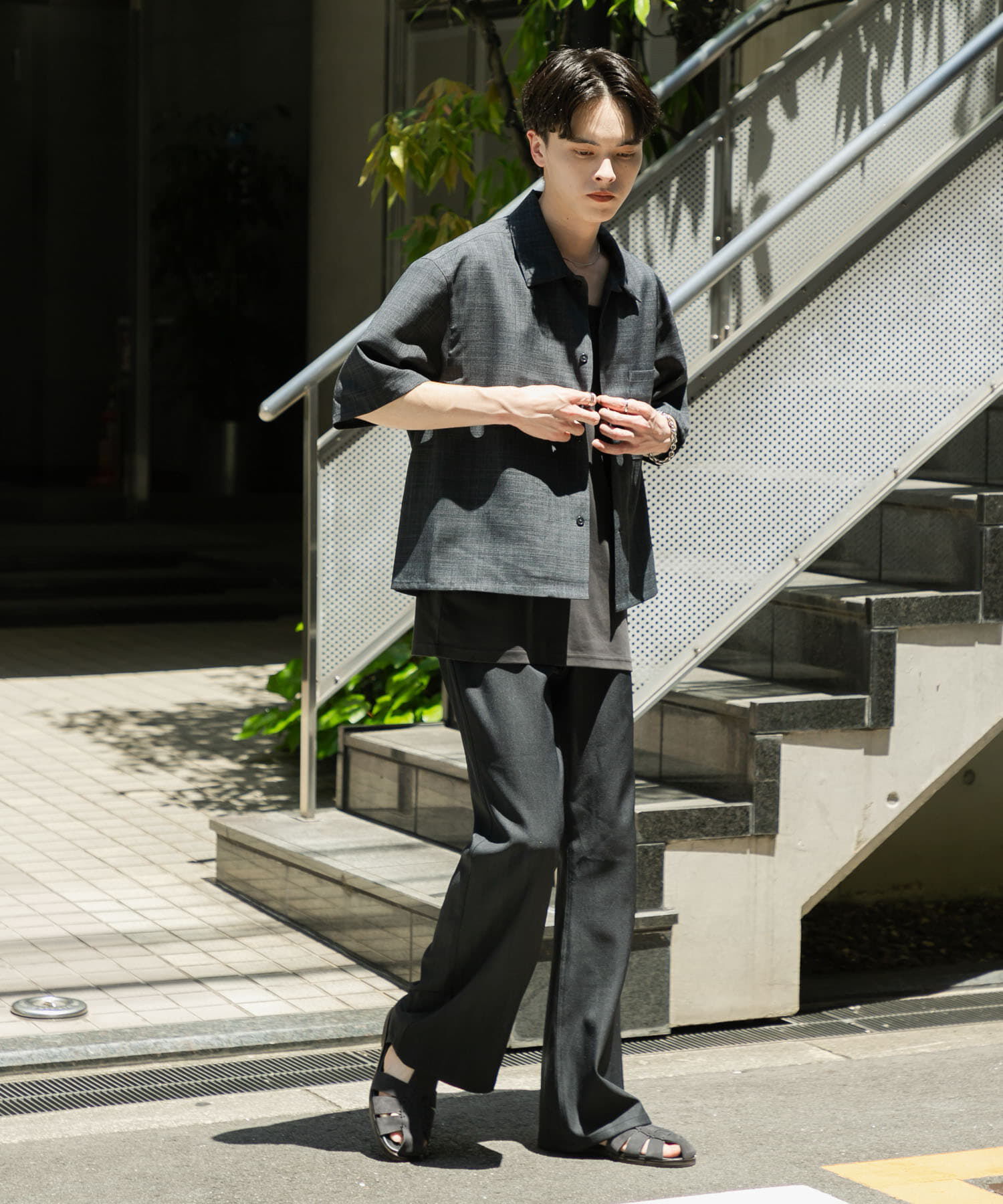 SENSE OF PLACE by URBAN RESEARCH「シャドースラブフレアパンツ」|その他|