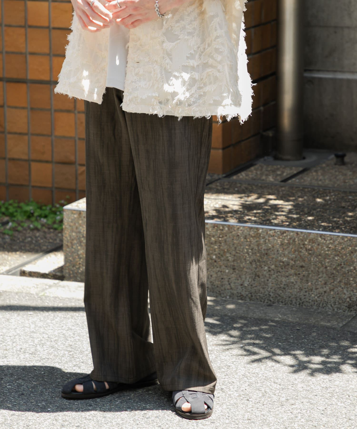 SENSE OF PLACE by URBAN RESEARCH「シャドースラブフレアパンツ」|その他|