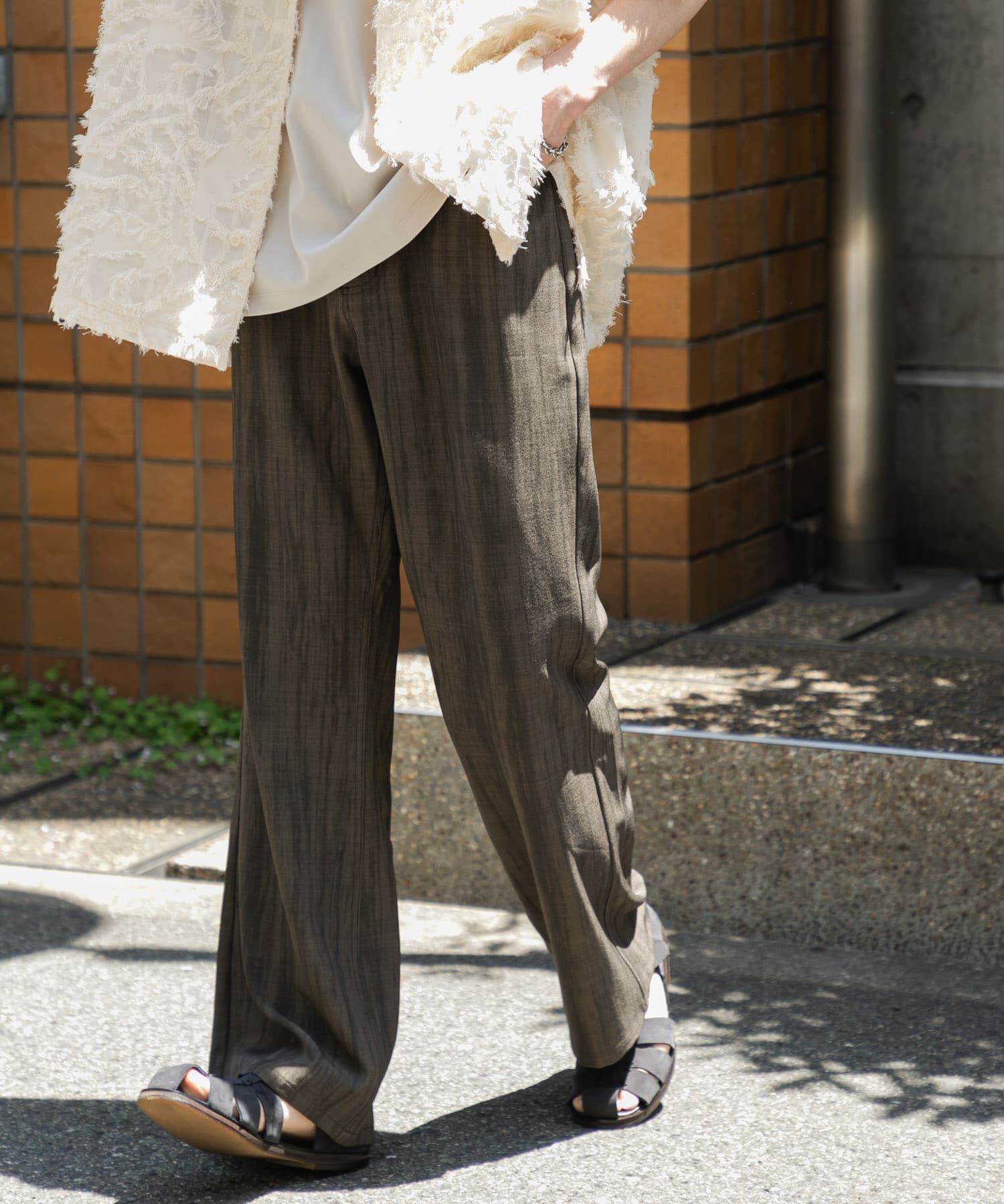 SENSE OF PLACE by URBAN RESEARCH「シャドースラブフレアパンツ」|その他|