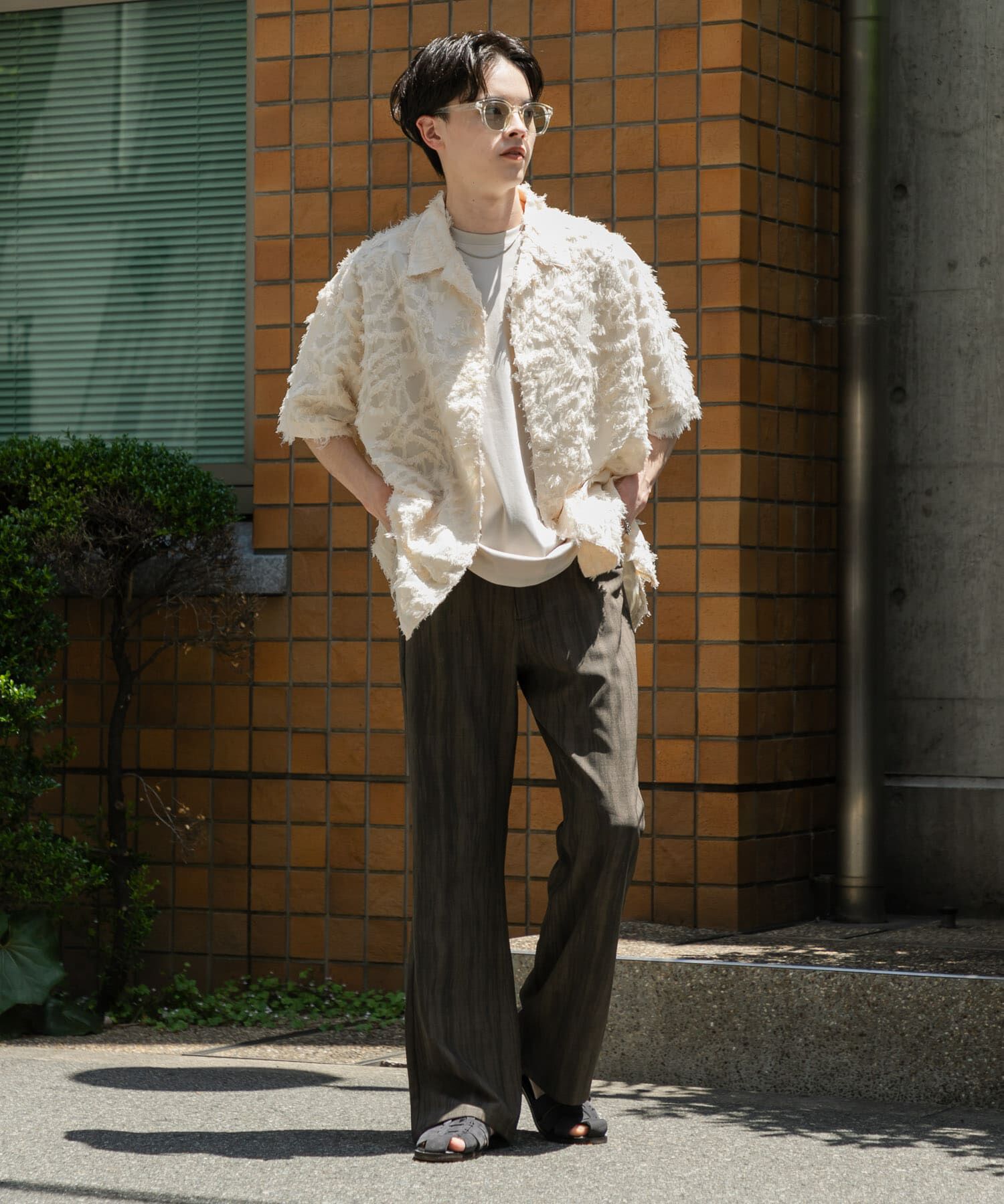 SENSE OF PLACE by URBAN RESEARCH「シャドースラブフレアパンツ」|その他|