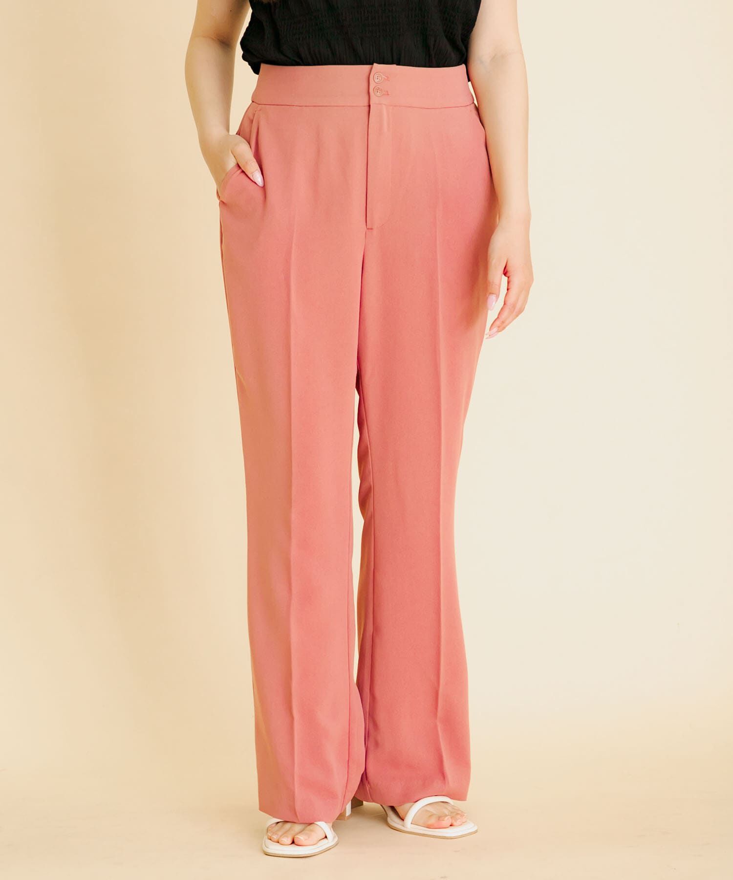 SENSE OF PLACE by URBAN RESEARCH「ハイウエストセミフレアパンツ」|その他|