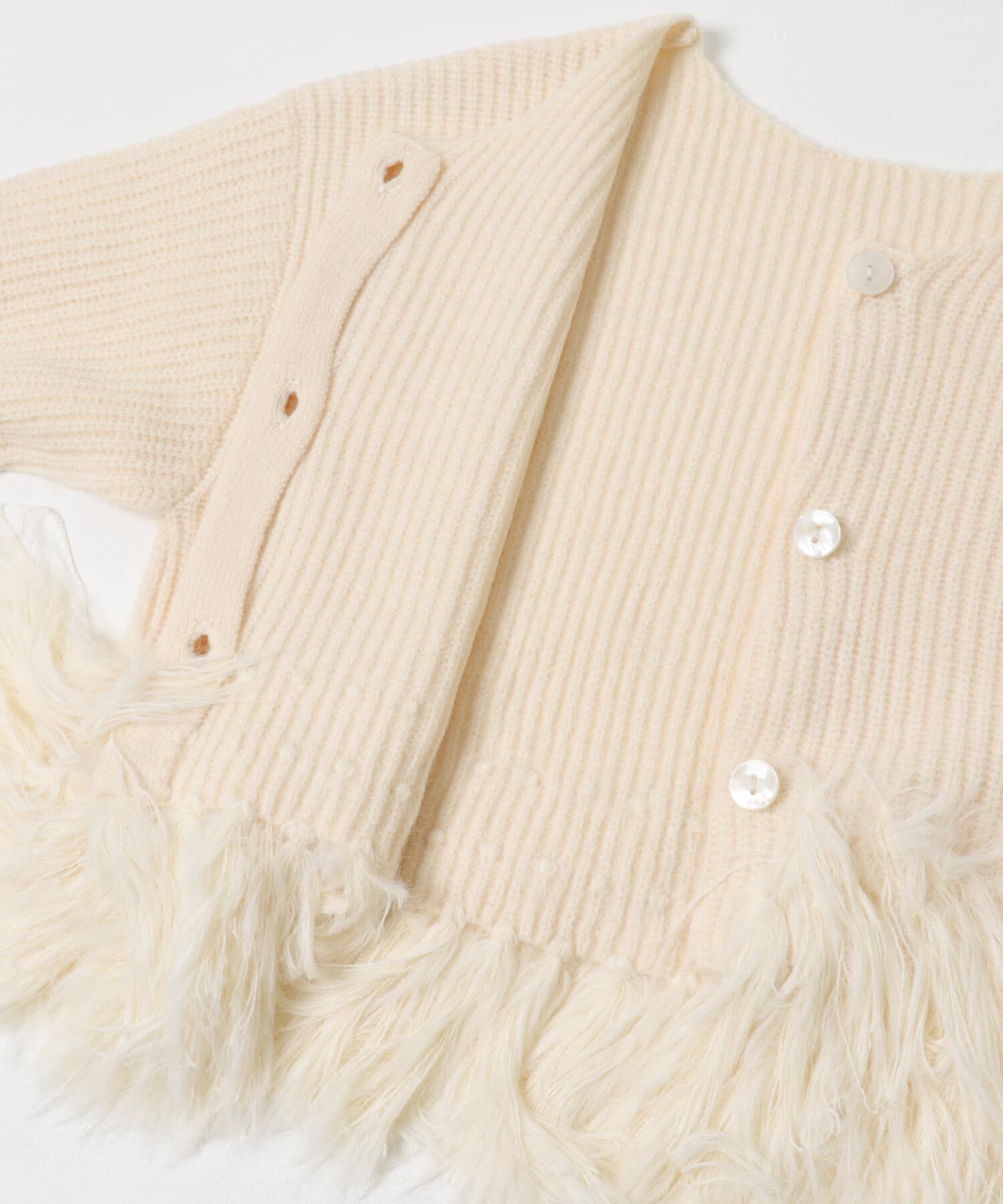 SENSE OF PLACE by URBAN RESEARCH「フェザーフリンジセーター」|ニット・セーター|