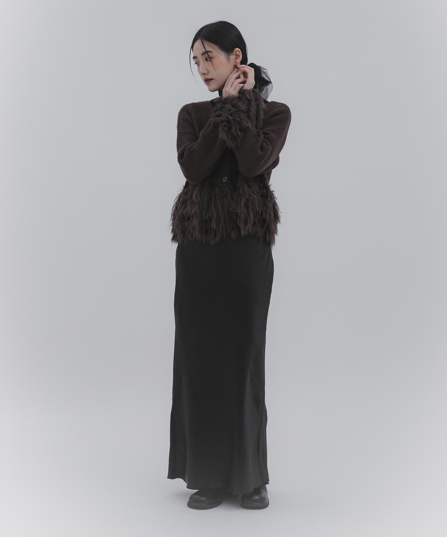 SENSE OF PLACE by URBAN RESEARCH「フェザーフリンジセーター」|ニット・セーター|