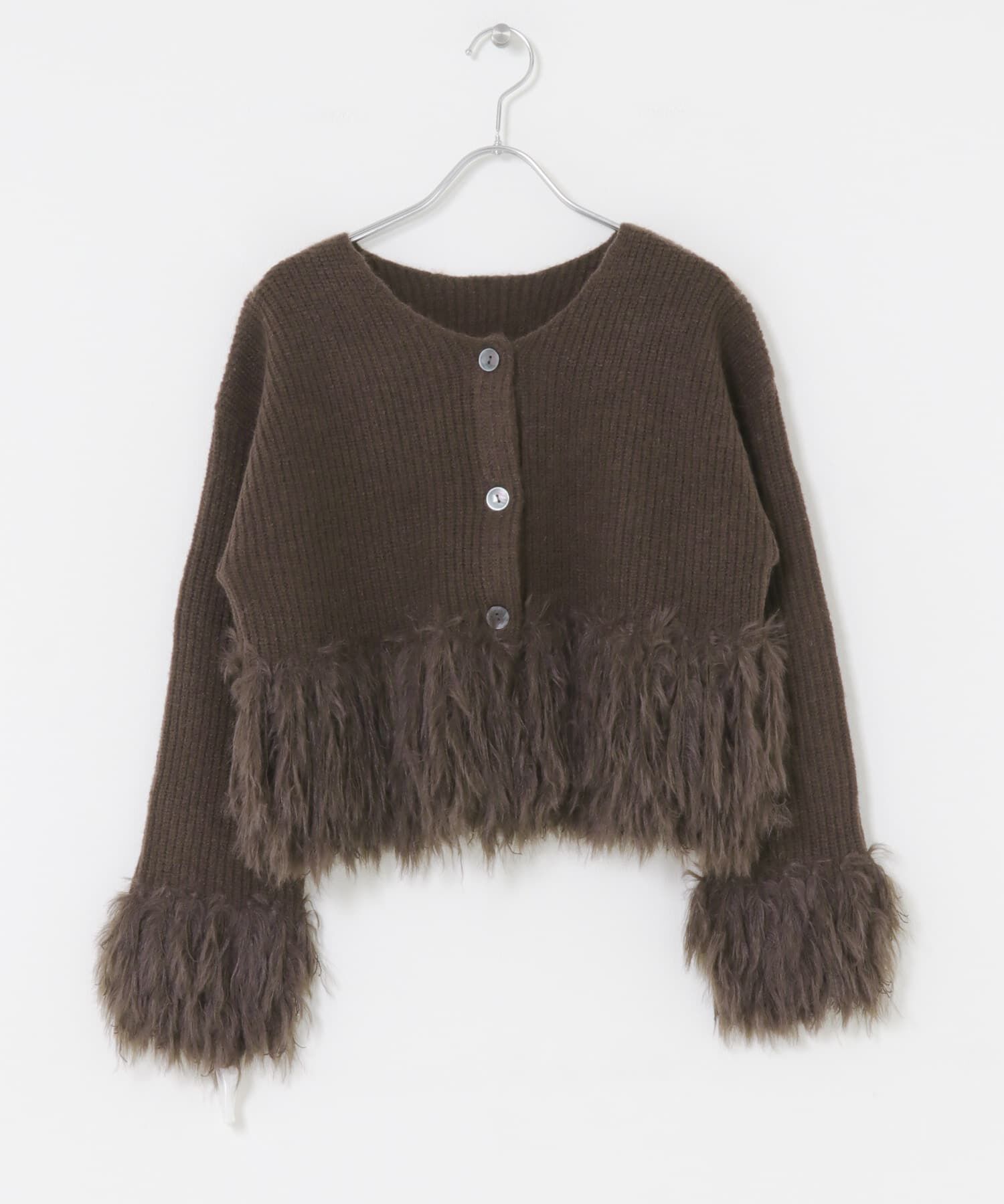 SENSE OF PLACE by URBAN RESEARCH「フェザーフリンジセーター」|ニット・セーター|