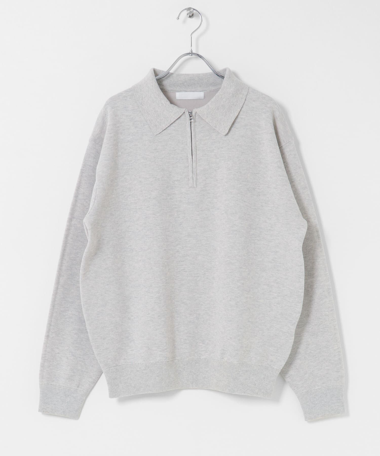 SENSE OF PLACE by URBAN RESEARCH「『ユニセックス』スウェットライクハーフジップニット」|ニット・セーター|