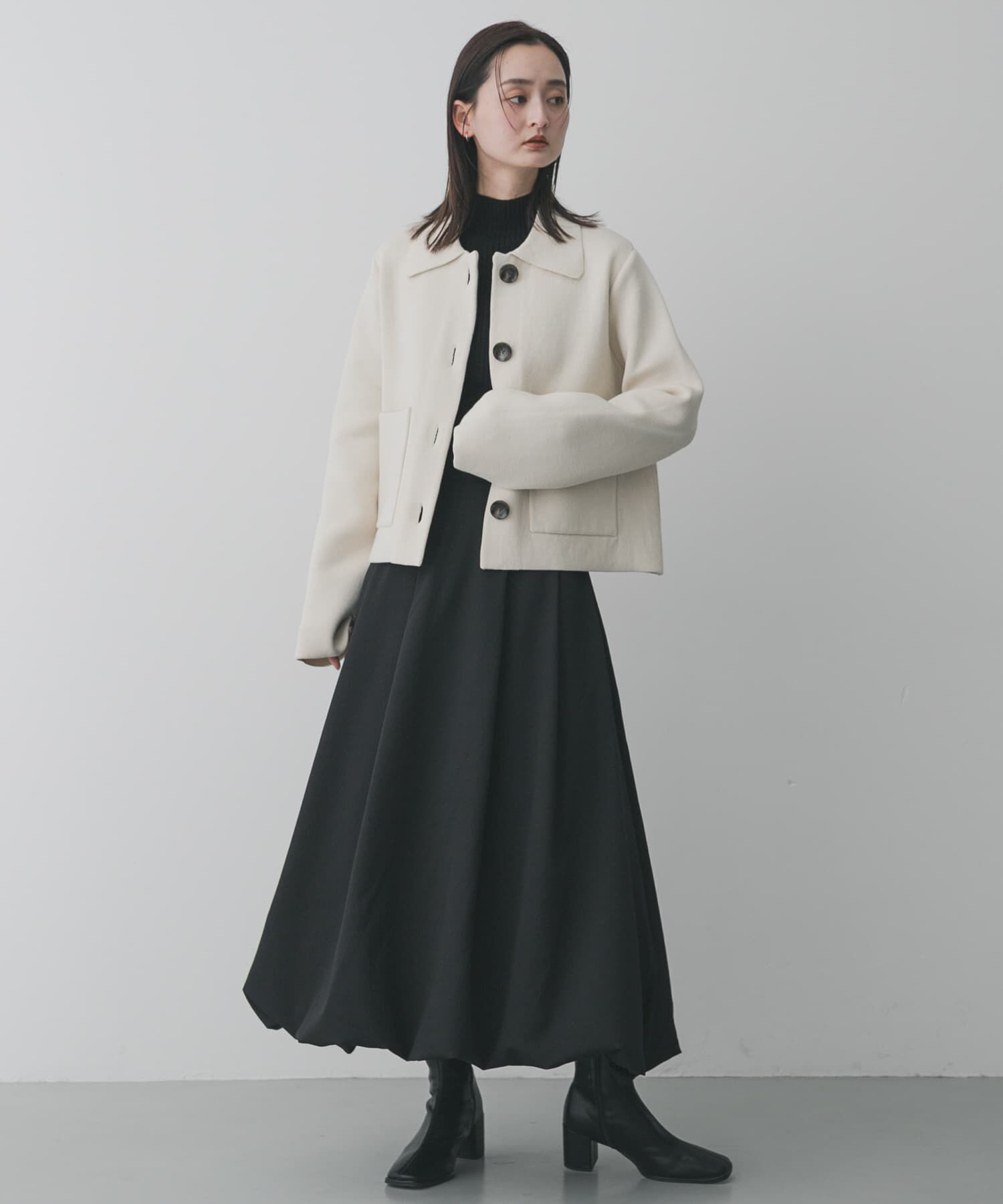 SENSE OF PLACE by URBAN RESEARCH「『洗濯可』ビックボタンニットジャケット」|ニット・セーター|