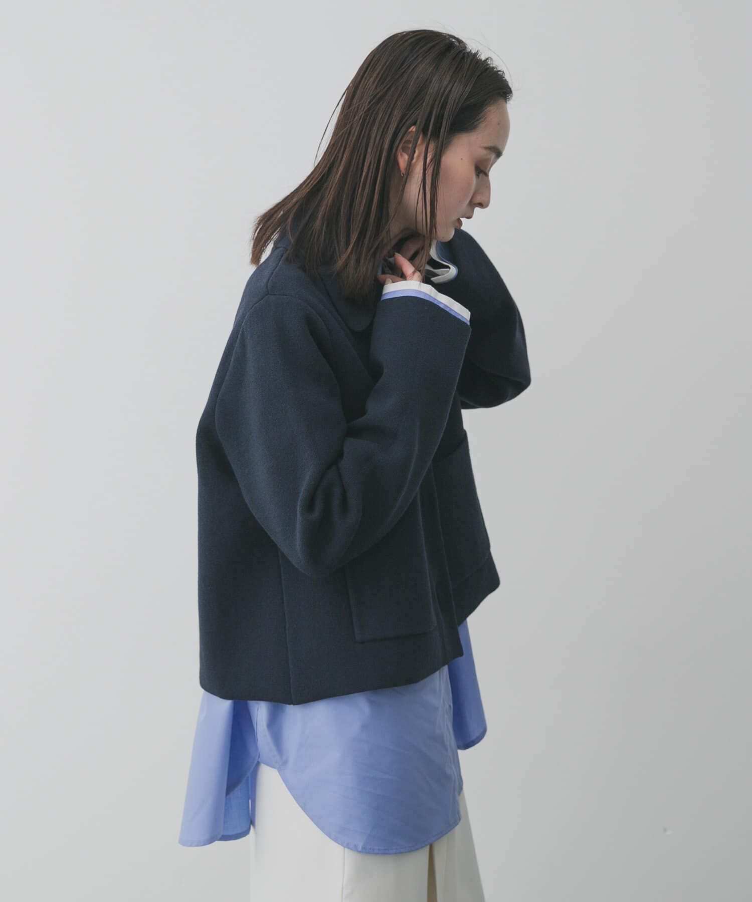 SENSE OF PLACE by URBAN RESEARCH「『洗濯可』ビックボタンニットジャケット」|ニット・セーター|