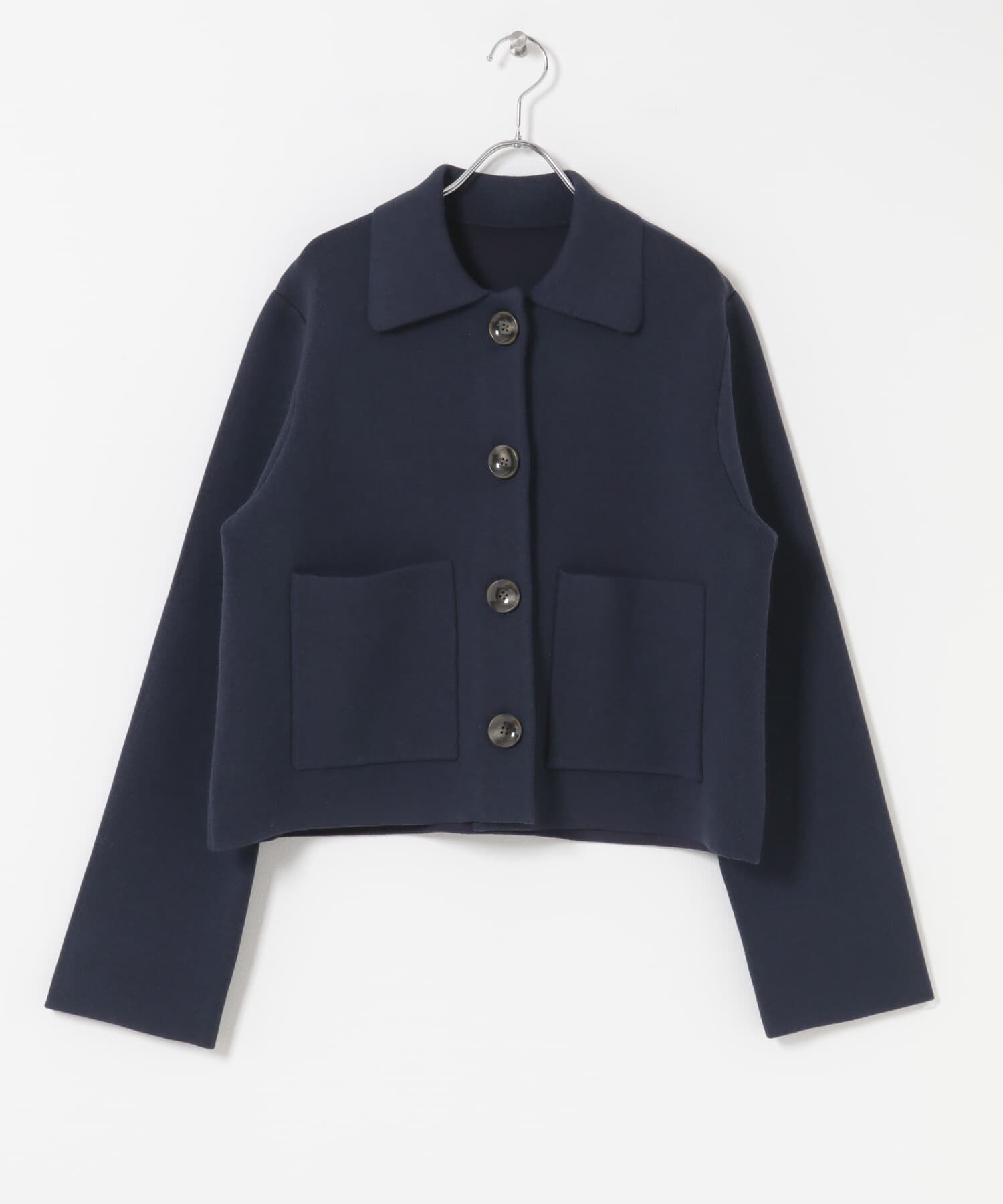 SENSE OF PLACE by URBAN RESEARCH「『洗濯可』ビックボタンニットジャケット」|ニット・セーター|