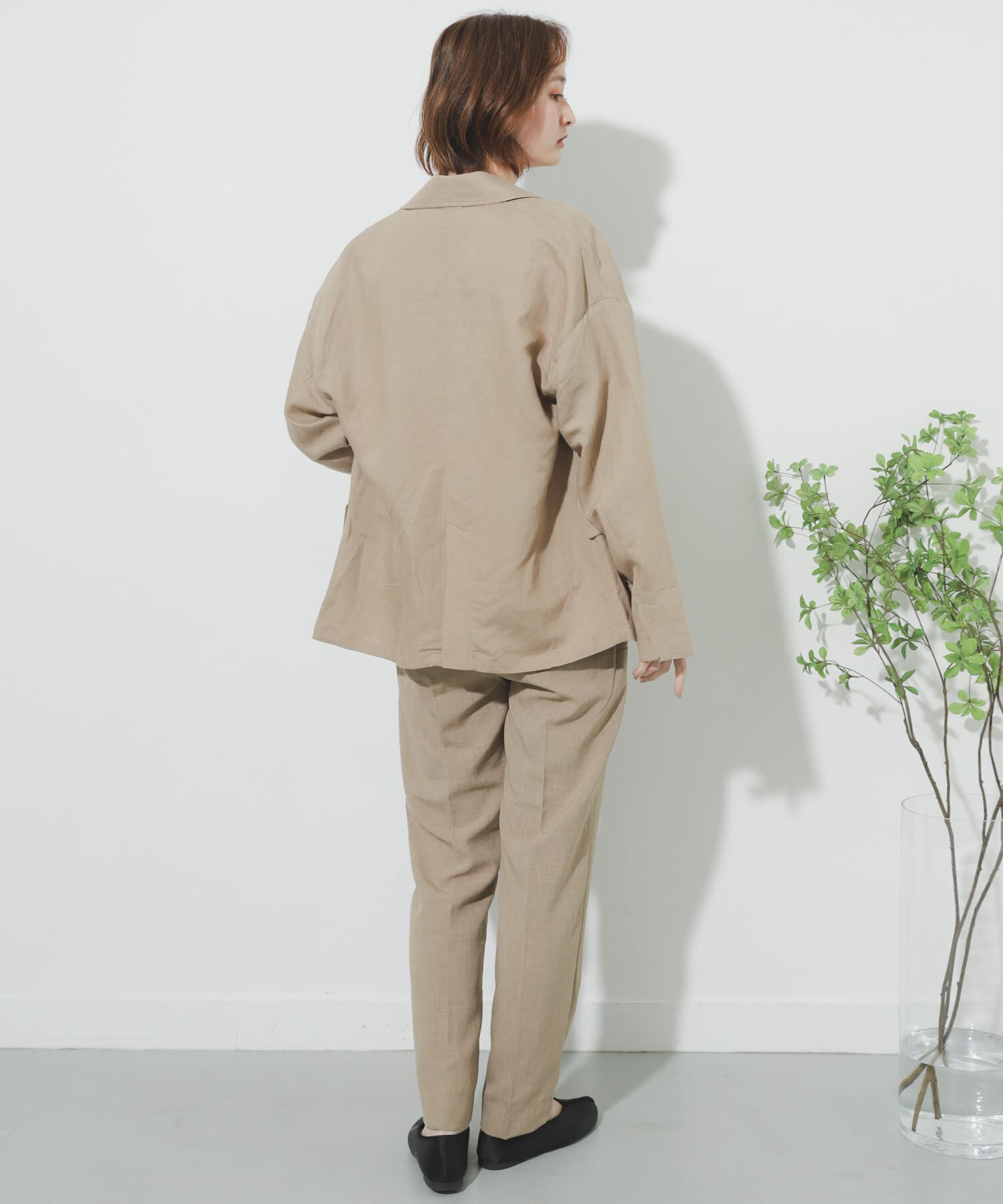 SENSE OF PLACE by URBAN RESEARCH「リネンライクテーパードパンツ」|その他|