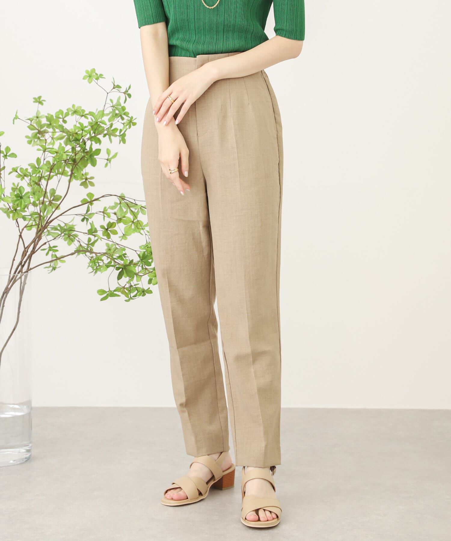 SENSE OF PLACE by URBAN RESEARCH「リネンライクテーパードパンツ」|その他|