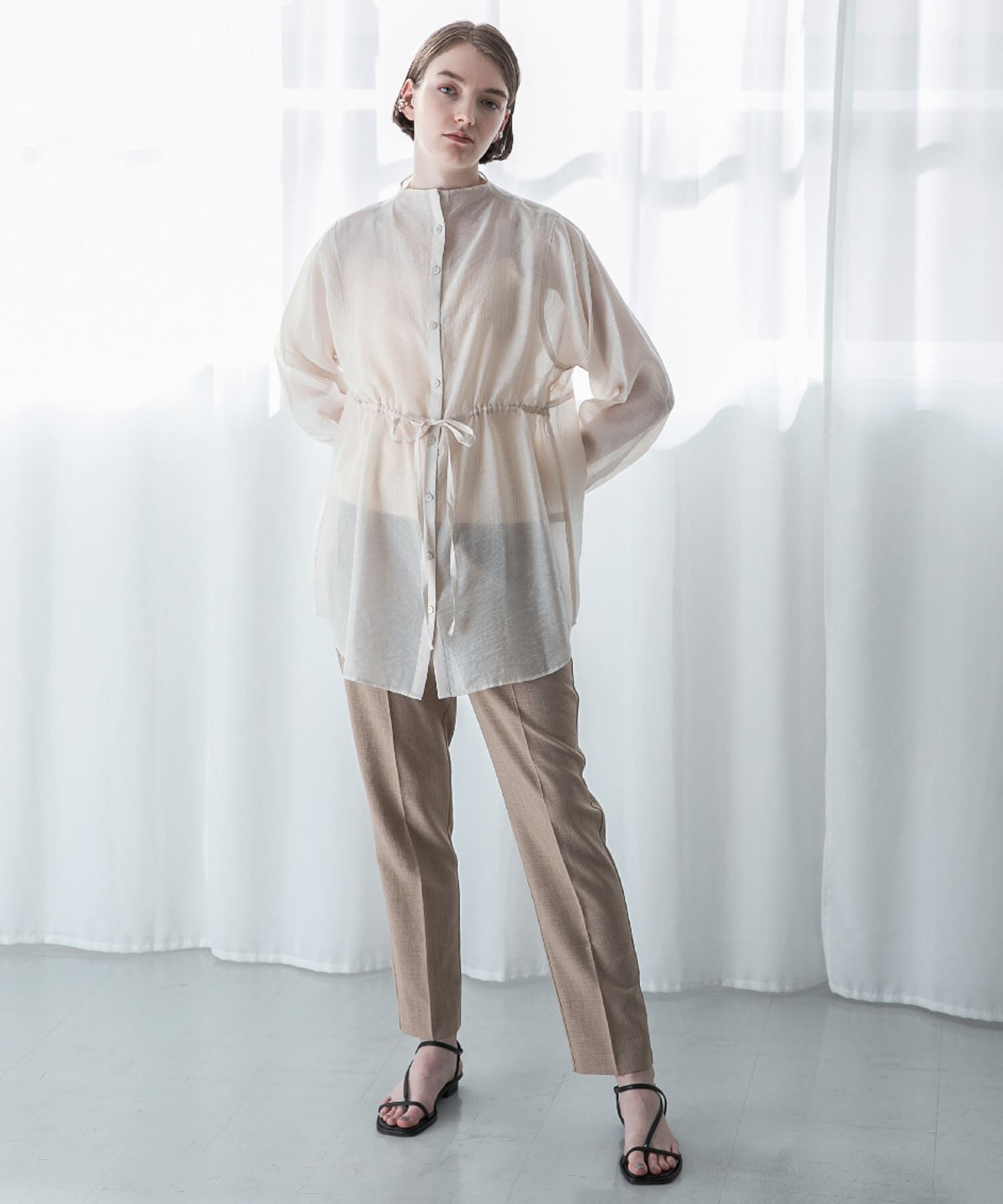 SENSE OF PLACE by URBAN RESEARCH「リネンライクテーパードパンツ」|その他|