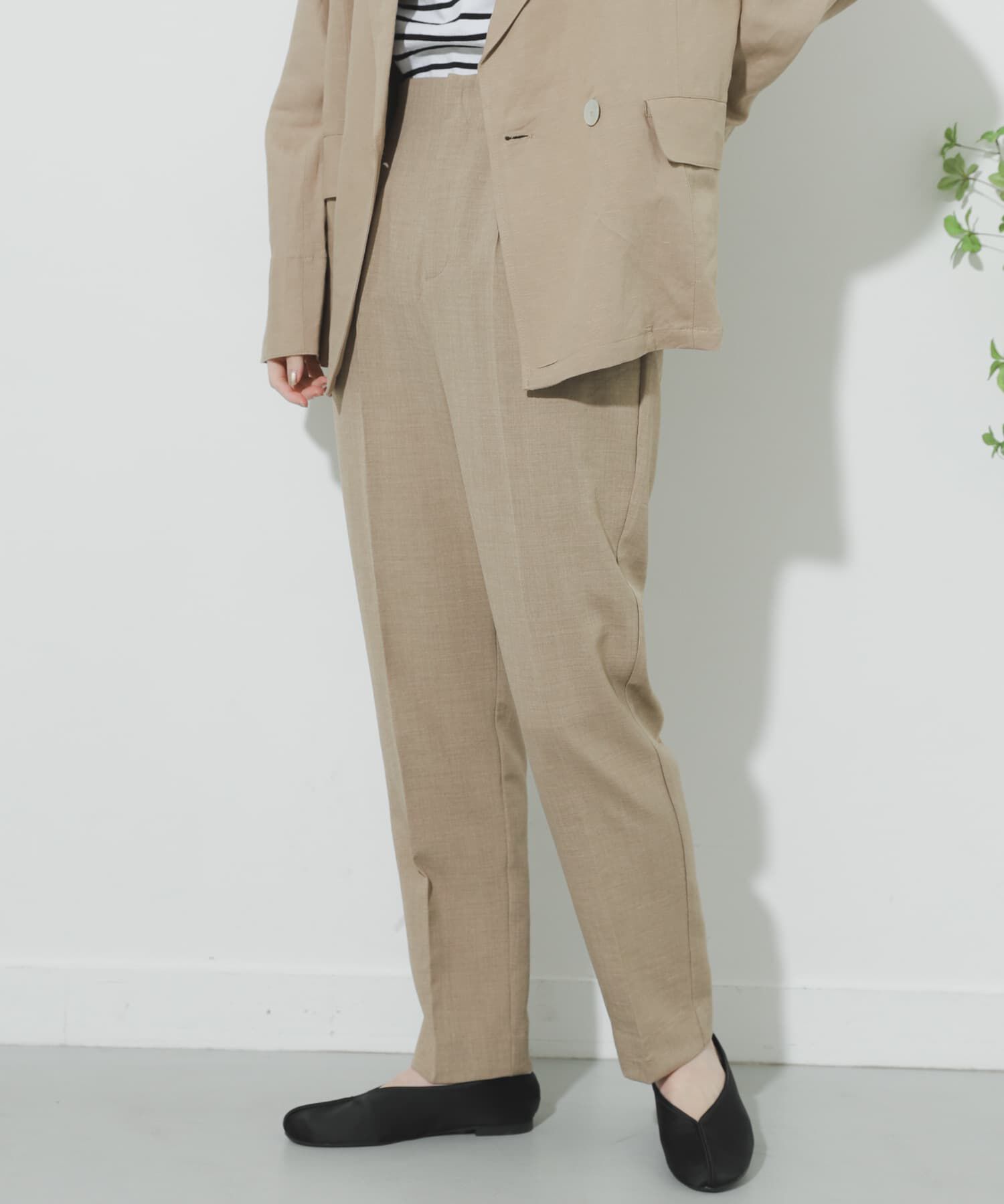 SENSE OF PLACE by URBAN RESEARCH「リネンライクテーパードパンツ」|その他|