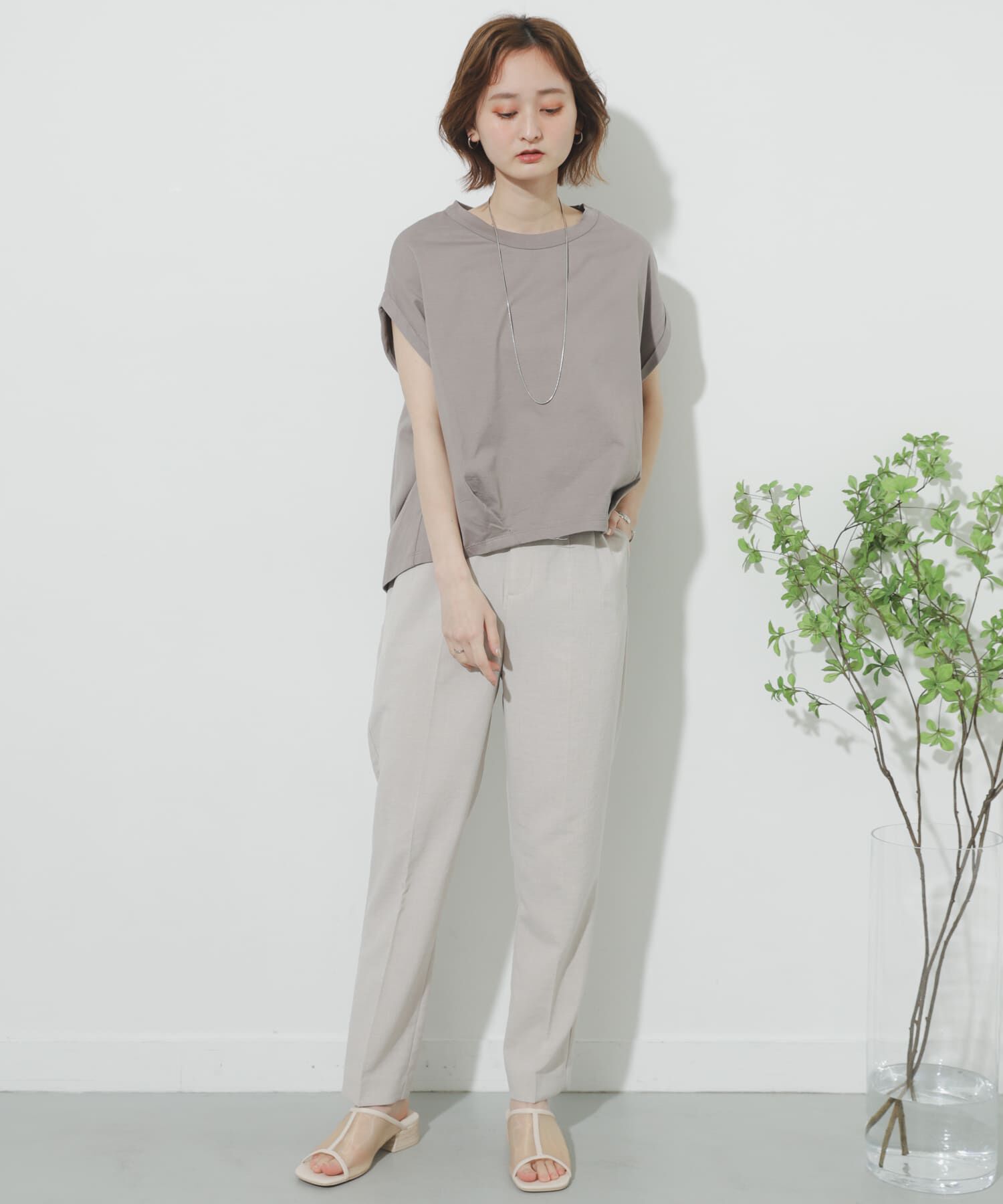 SENSE OF PLACE by URBAN RESEARCH「リネンライクテーパードパンツ」|その他|