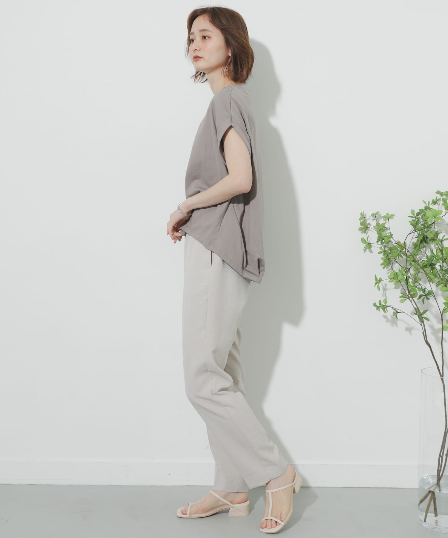 SENSE OF PLACE by URBAN RESEARCH「リネンライクテーパードパンツ」|その他|