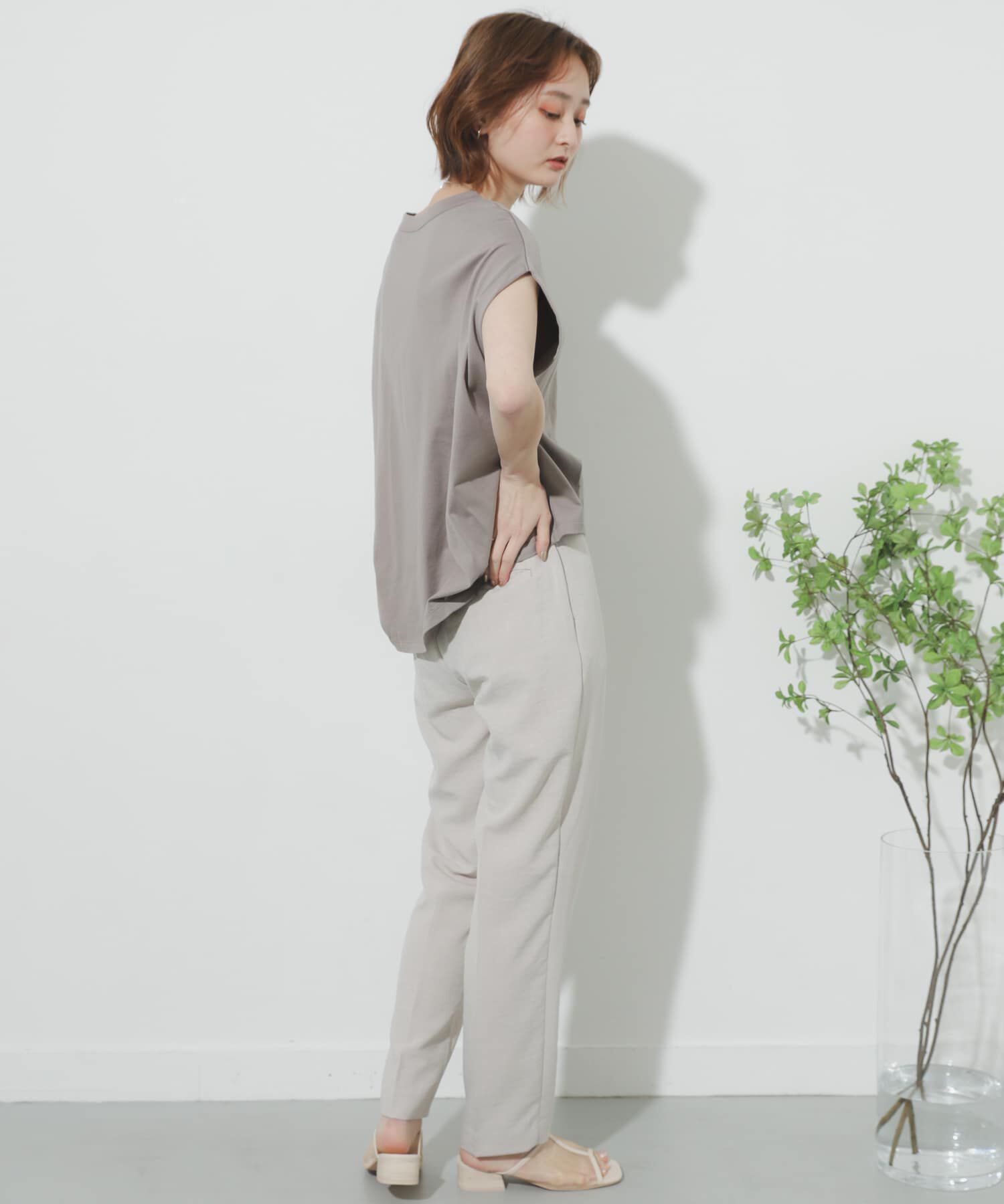 SENSE OF PLACE by URBAN RESEARCH「リネンライクテーパードパンツ」|その他|