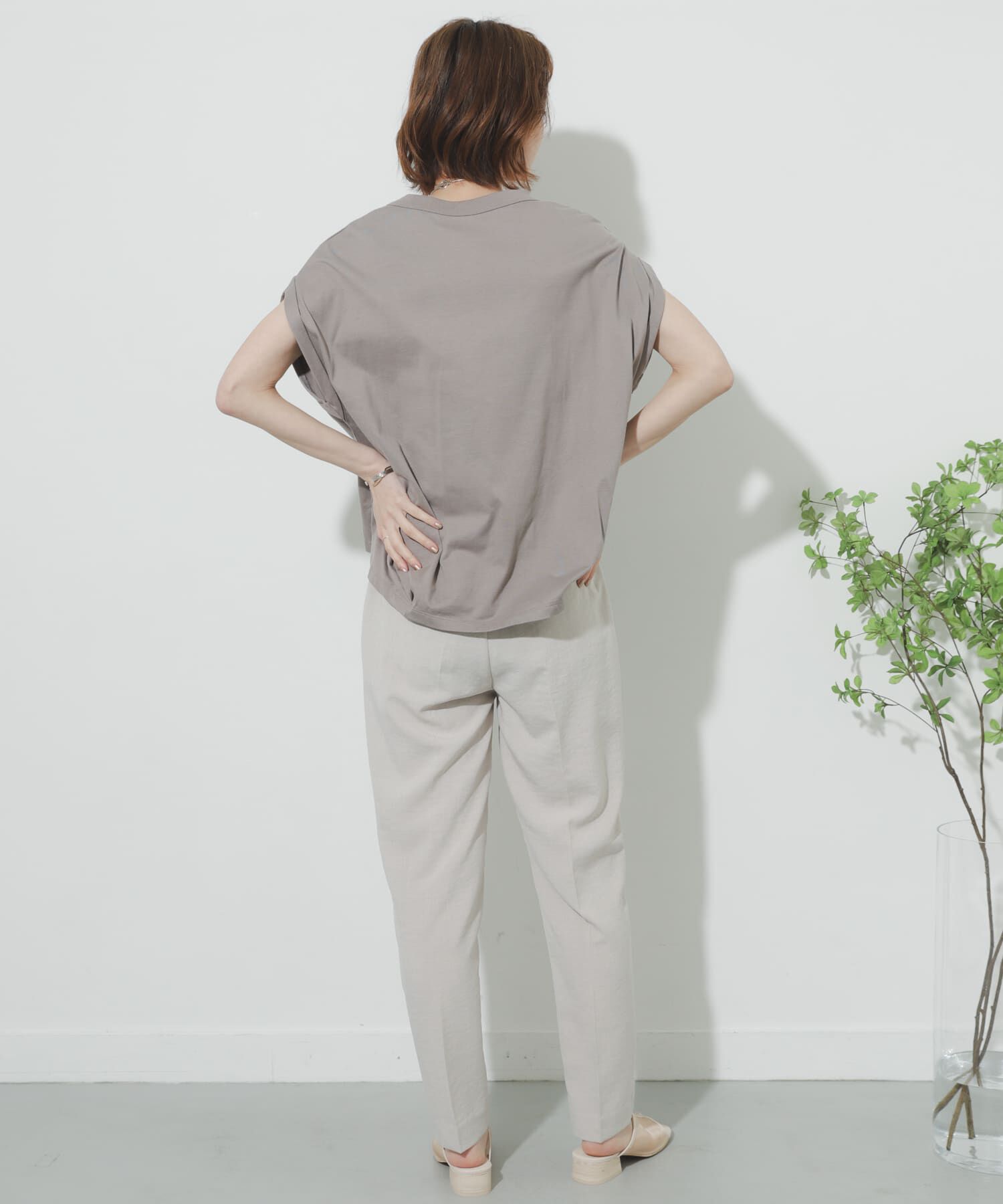 SENSE OF PLACE by URBAN RESEARCH「リネンライクテーパードパンツ」|その他|