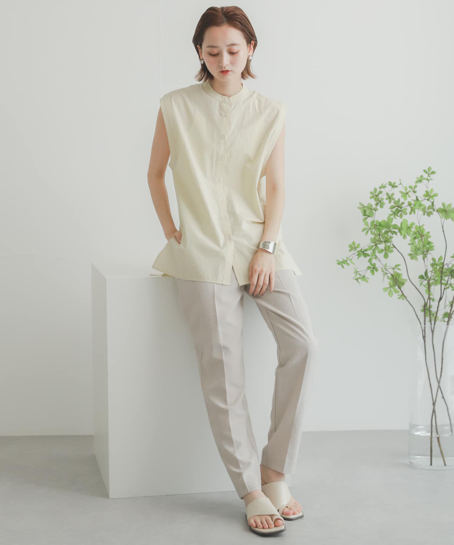 SENSE OF PLACE by URBAN RESEARCH「リネンライクテーパードパンツ」|その他|