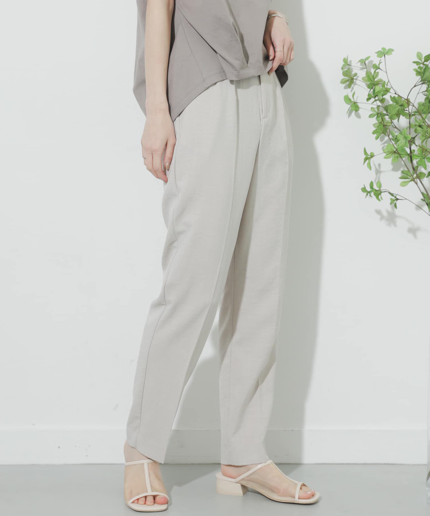 SENSE OF PLACE by URBAN RESEARCH「リネンライクテーパードパンツ」|その他|