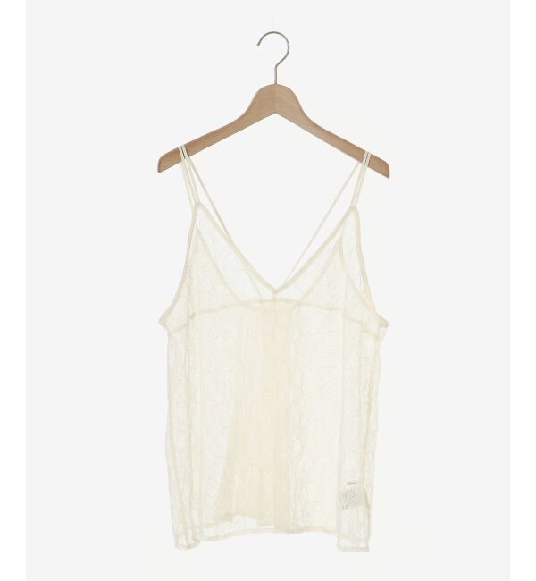 le.coeur blanc「ラッセルレースキャミブラウス」|キャミソール|