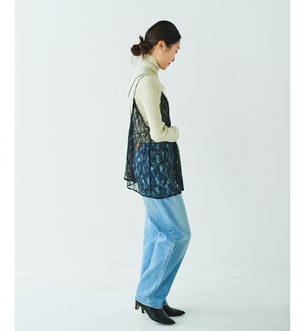 le.coeur blanc「ラッセルレースキャミブラウス」|キャミソール|