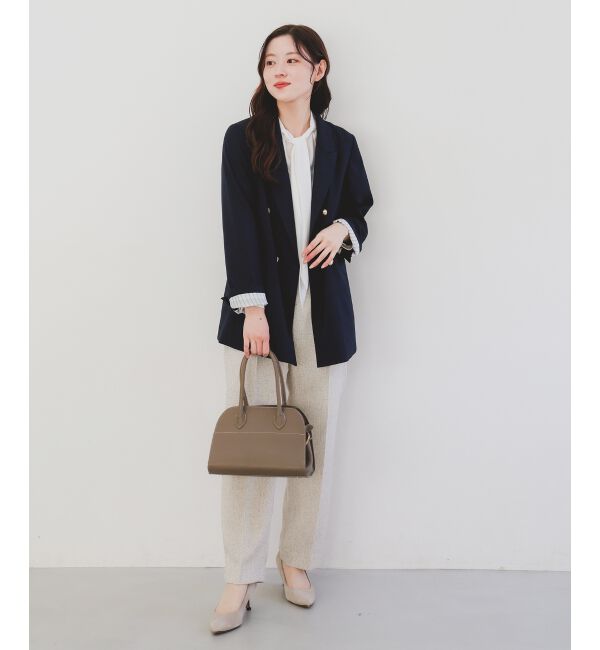 le.coeur blanc「ツィードタックテーパードパンツ」|その他|