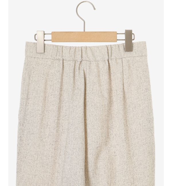 le.coeur blanc「ツィードタックテーパードパンツ」|その他|