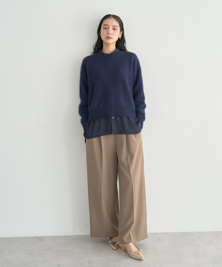 YECCA VECCA「ラクーン混ニット」|ニット・セーター|