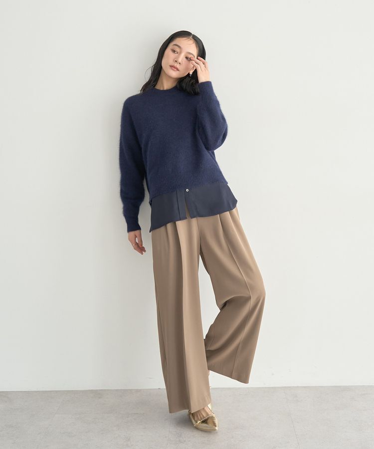 YECCA VECCA「ラクーン混ニット」|ニット・セーター|