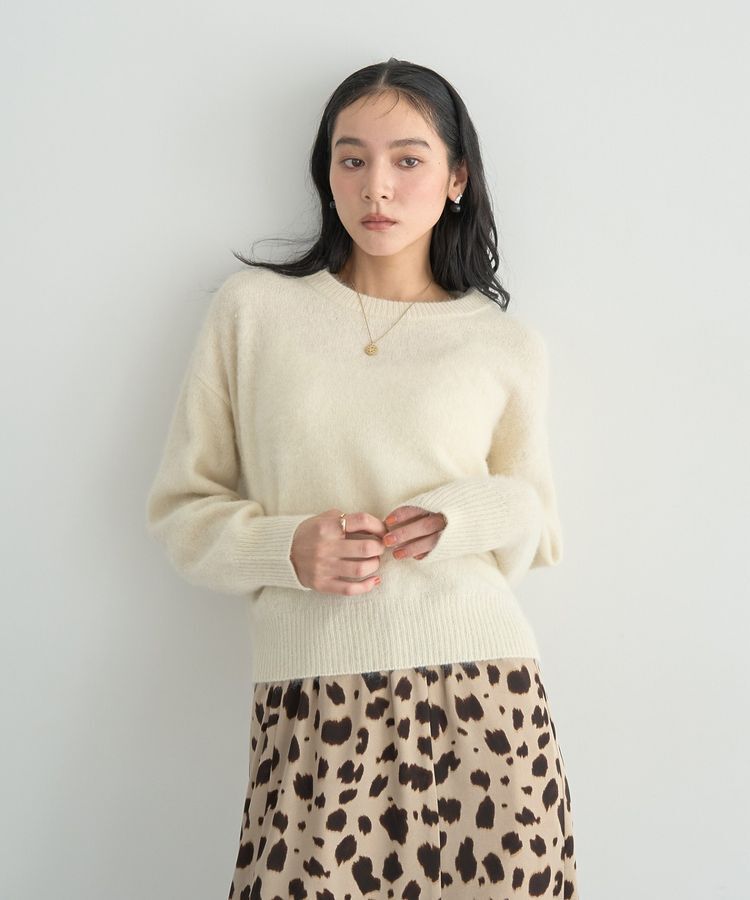 YECCA VECCA「ラクーン混ニット」|ニット・セーター|