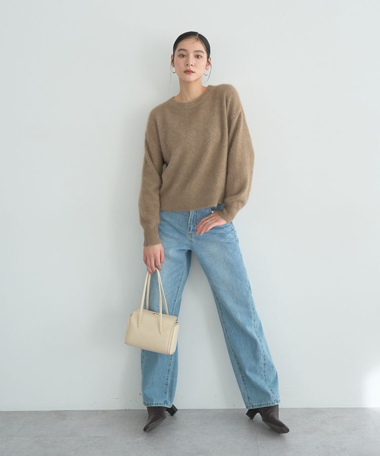 YECCA VECCA「ラクーン混ニット」|ニット・セーター|