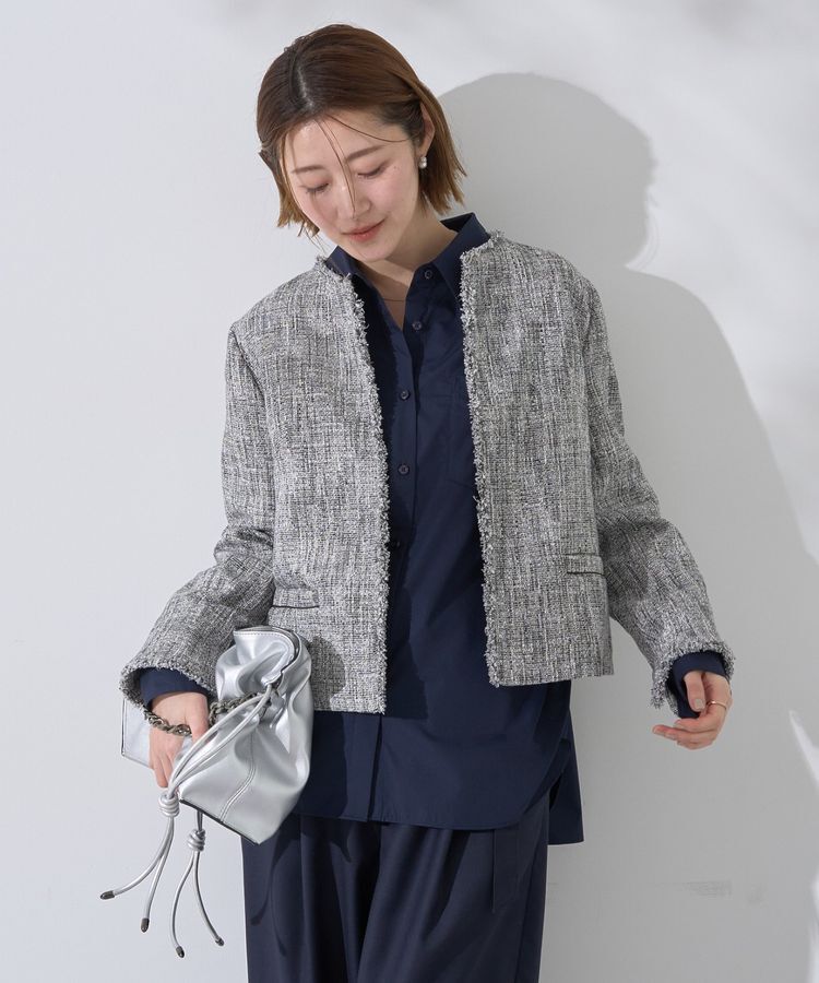 YECCA VECCA「ツイードジャケット(1)」|テーラードジャケット|