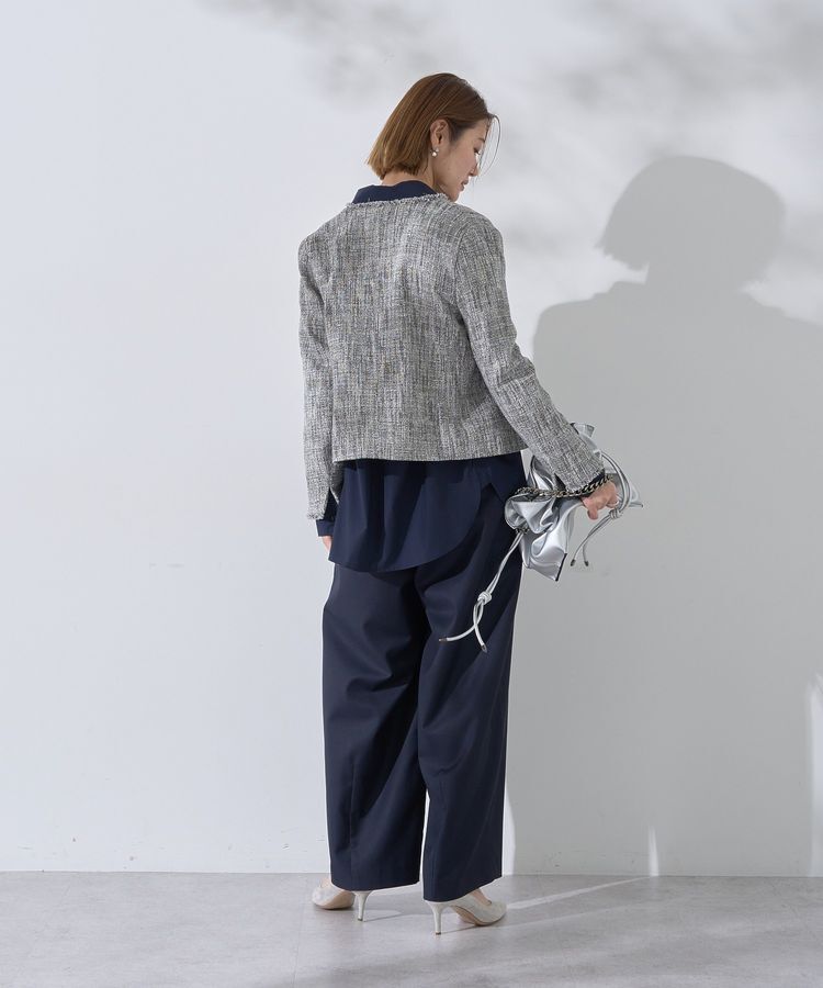 YECCA VECCA「ツイードジャケット(1)」|テーラードジャケット|