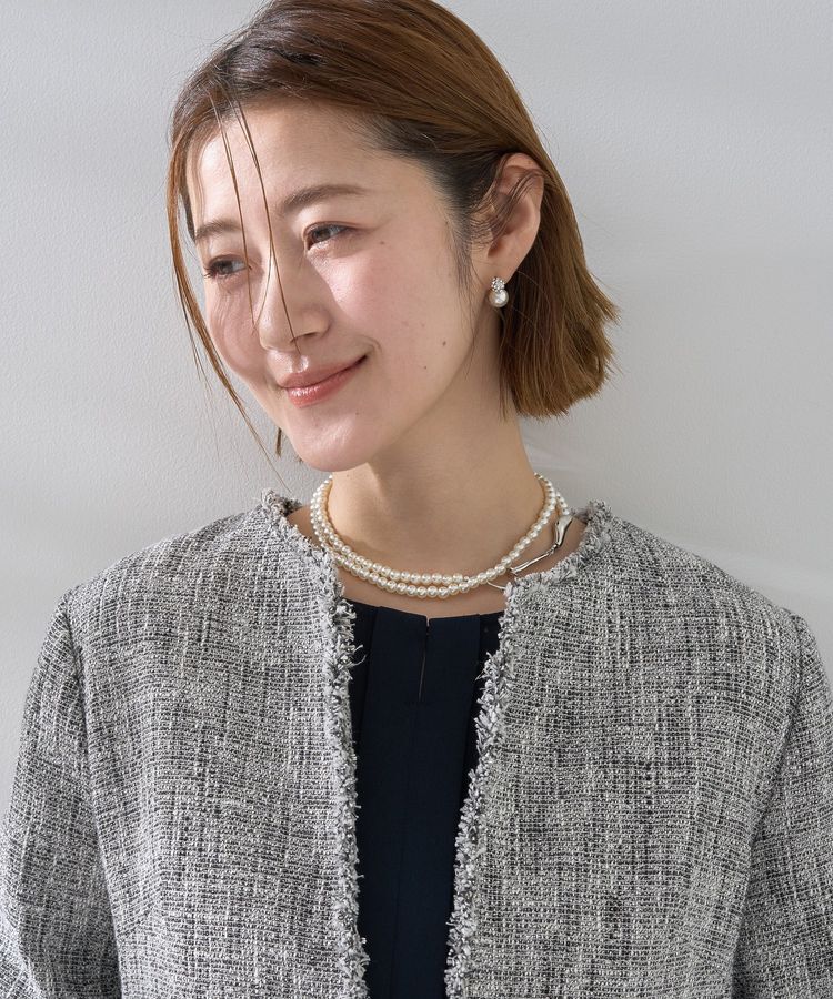 YECCA VECCA「ツイードジャケット(1)」|テーラードジャケット|