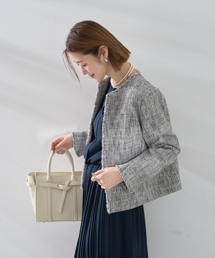 YECCA VECCA「ツイードジャケット(1)」|テーラードジャケット|