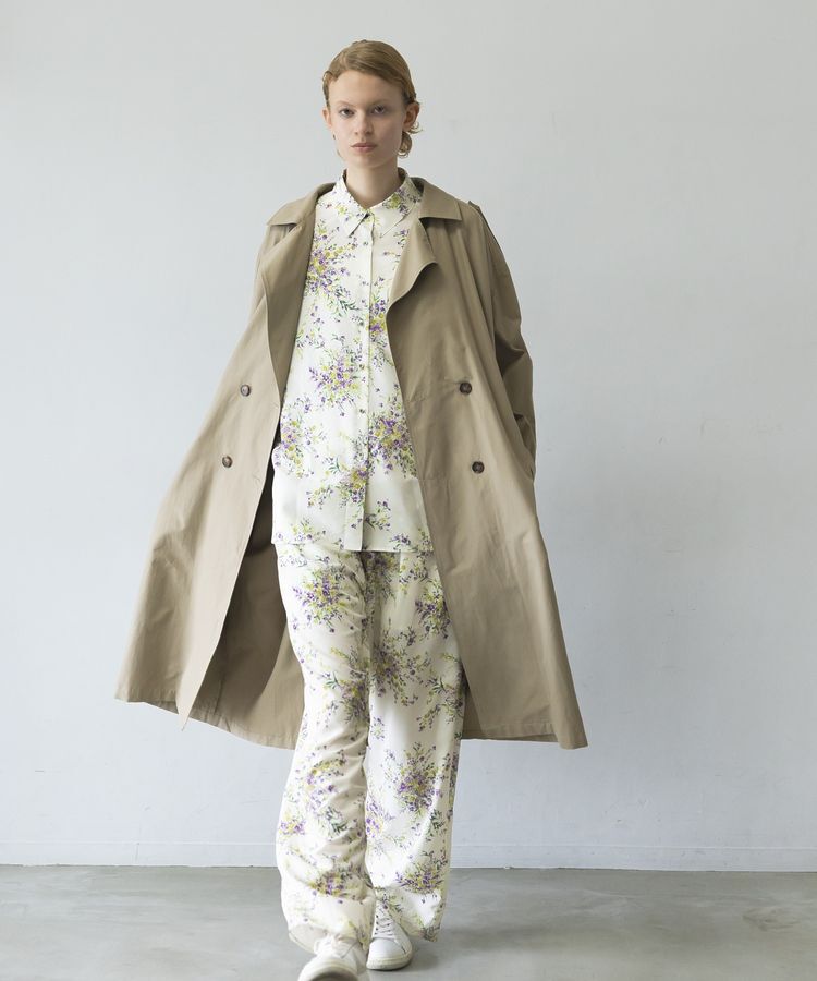 GARAGE OF GOOD CLOTHING「【日本製】ピーチファイユフラワープリントロングパンツ」|その他|