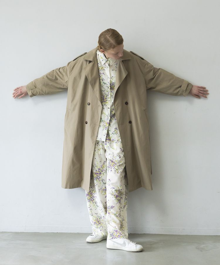 GARAGE OF GOOD CLOTHING「【日本製】ピーチファイユフラワープリントロングパンツ」|その他|