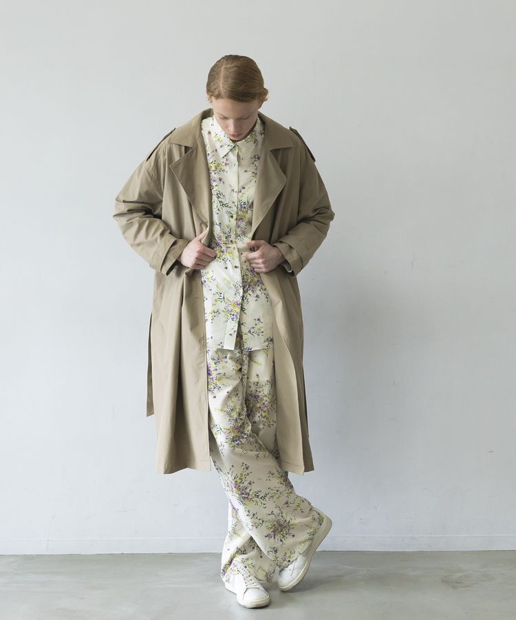 GARAGE OF GOOD CLOTHING「【日本製】ピーチファイユフラワープリントロングパンツ」|その他|