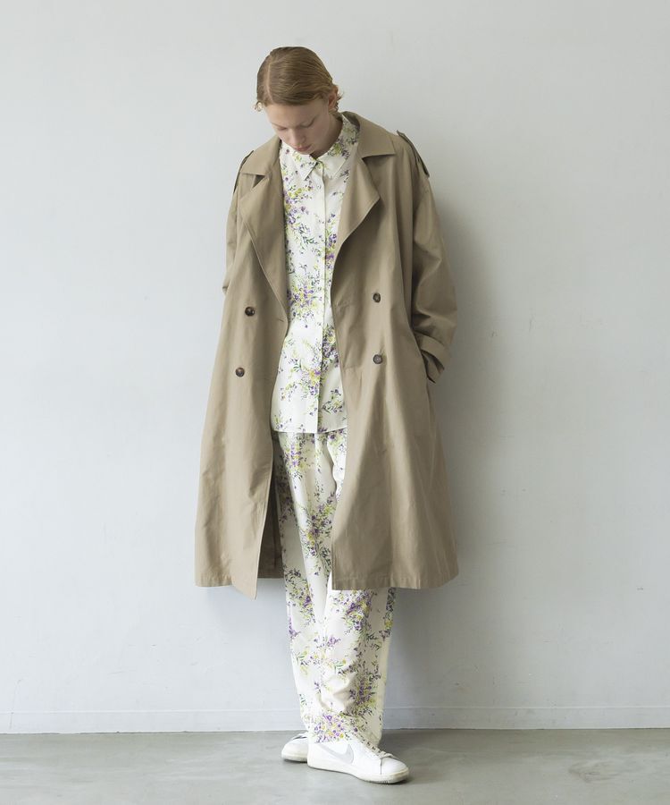 GARAGE OF GOOD CLOTHING「【日本製】ピーチファイユフラワープリントロングパンツ」|その他|