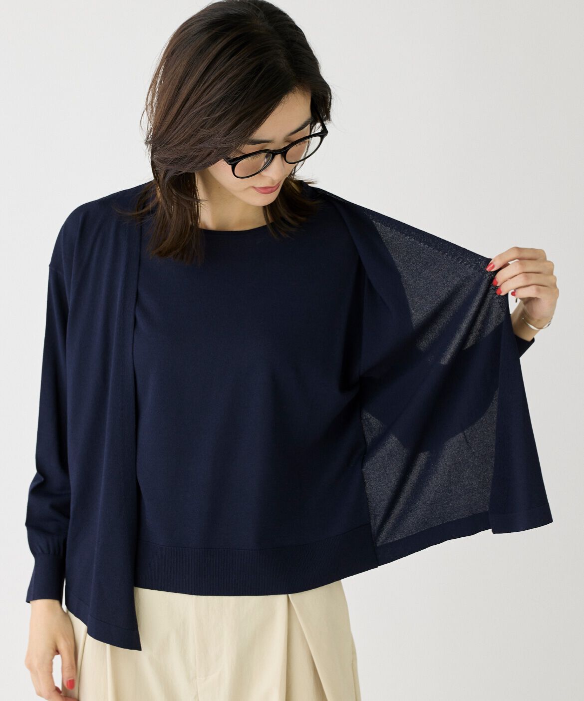 I.T.'S international「レイヤードデザインニット」|ニット・セーター|