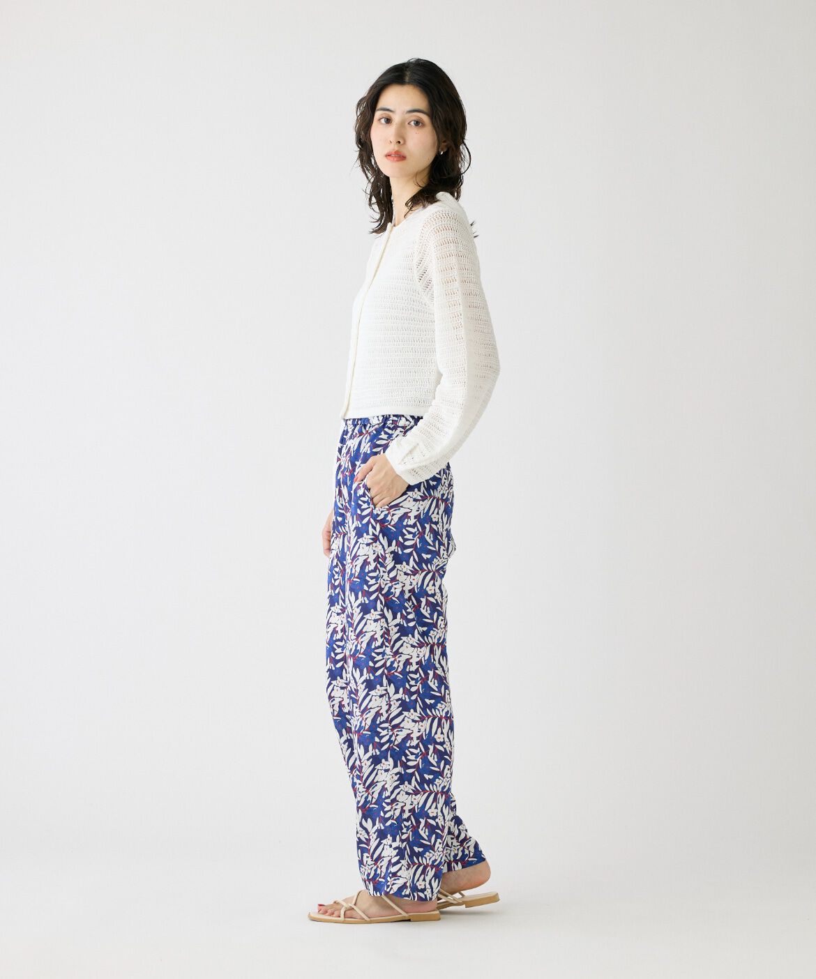 DAY by DAY it&rsquo;s international「透かし柄クルーネックカーディガン」|カーディガン|