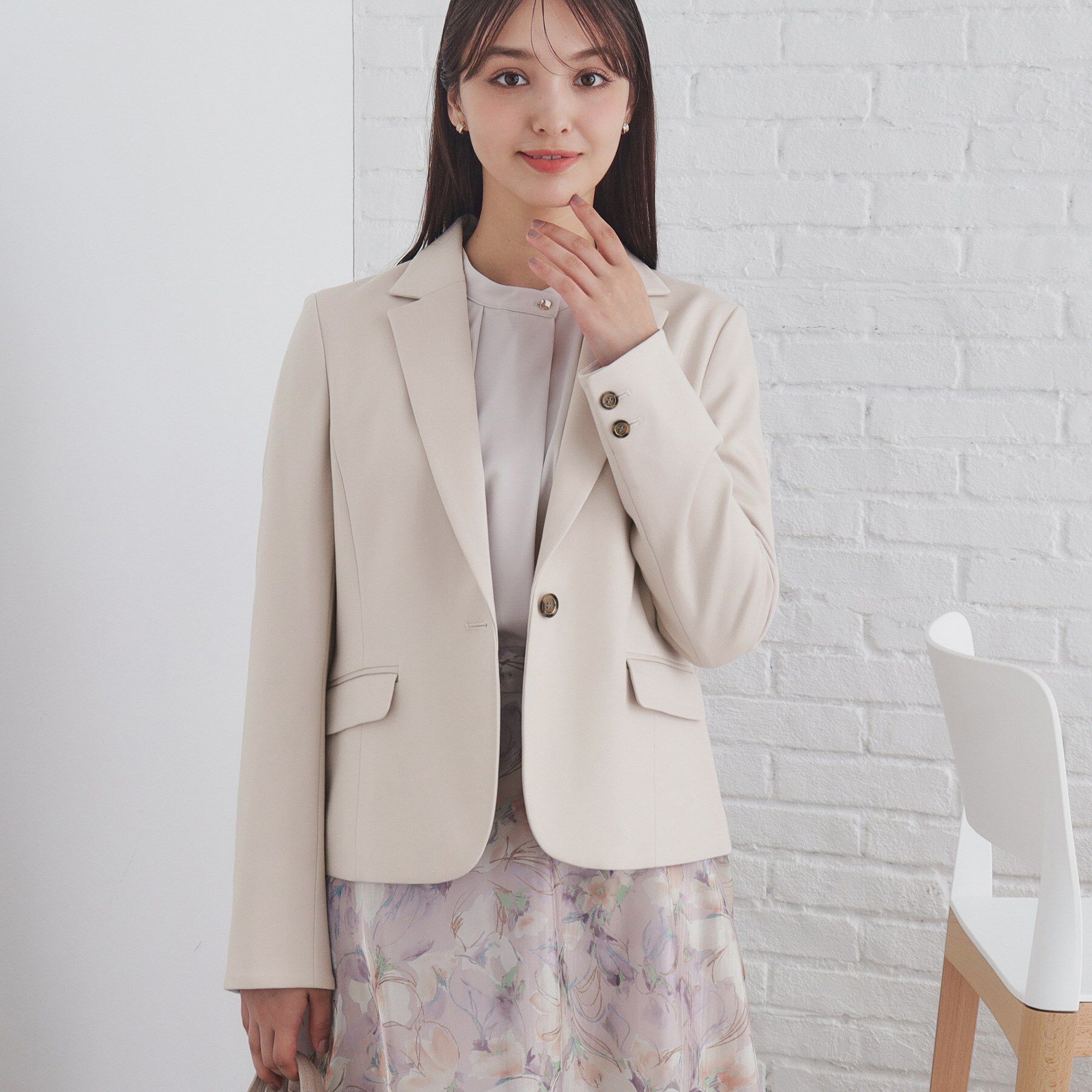 index「《5色展開/XS-LLサイズ》ストレッチテーラードジャケット/セットアップ対応【イージーアイロン】」|テーラードジャケット|