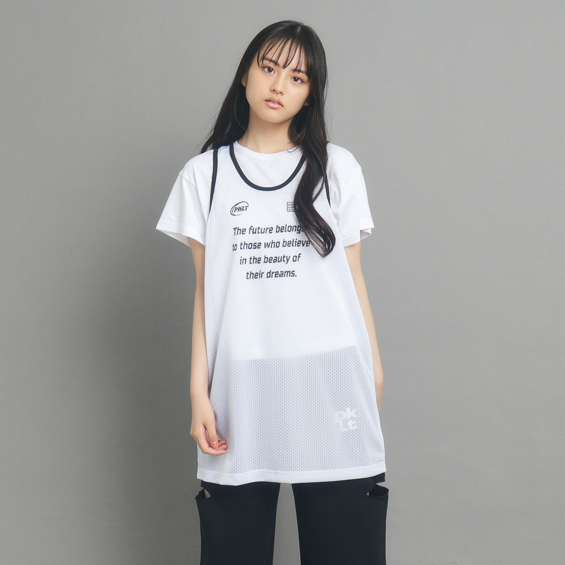 PINK-latte「【セットアイテム】メッシュワンピース」|その他|