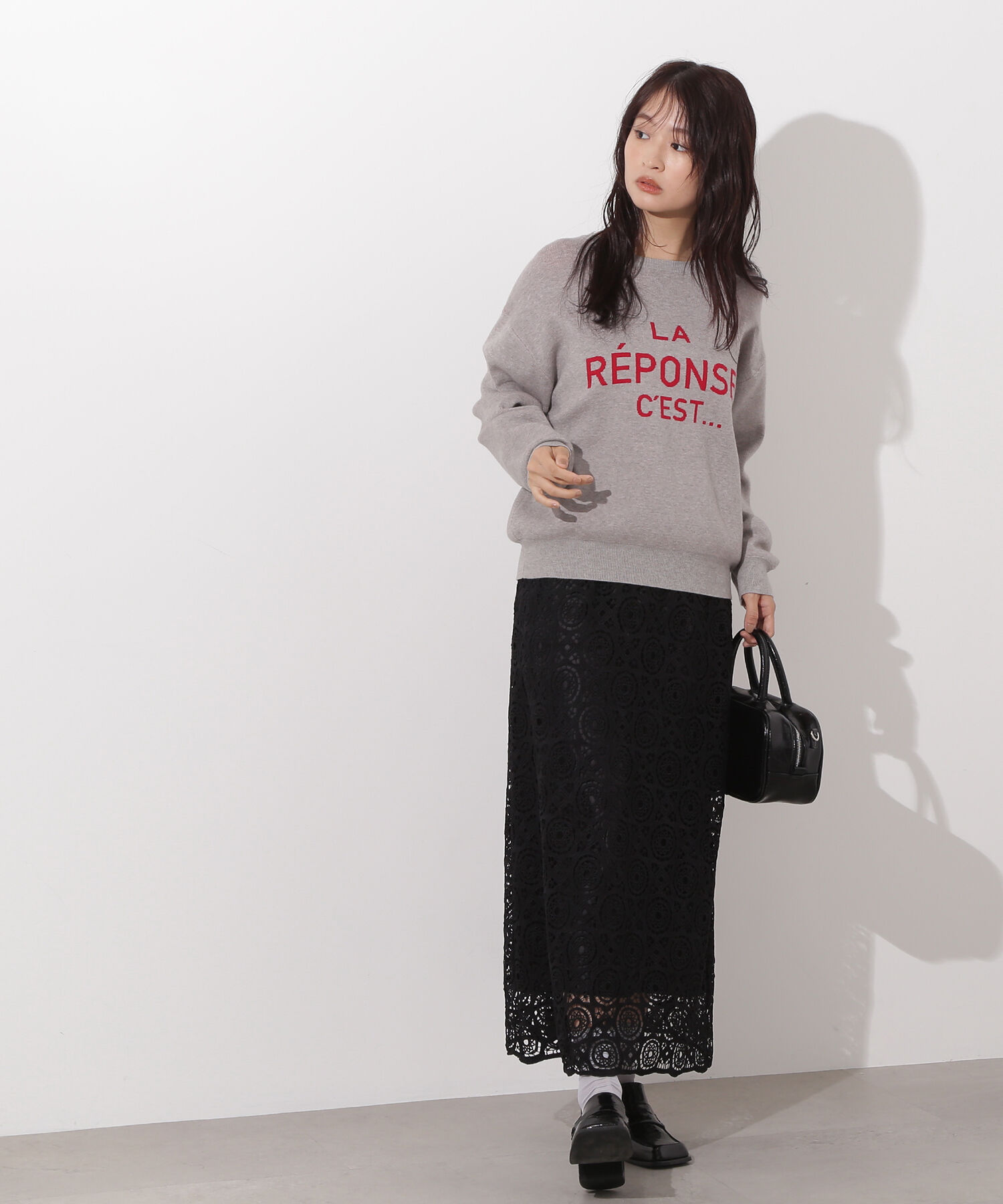  「ヴィンテージライクレーススカート」|スカート|